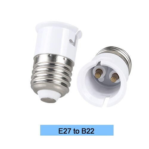 Foxanon Lamp Holder Converters E27 to GU10 E27 to E14 E27 to 2E27 E14 to E27 Conversion Socket Adapter Lamp Holder For Led Light: E27-B22
