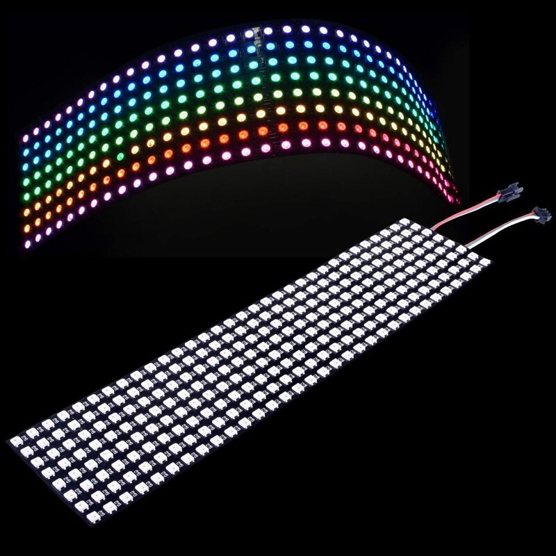 16X16 SK6812 WS2812B Addressable Flexible LED Panel Pixels Screen Digital Pixel Screen DC5V