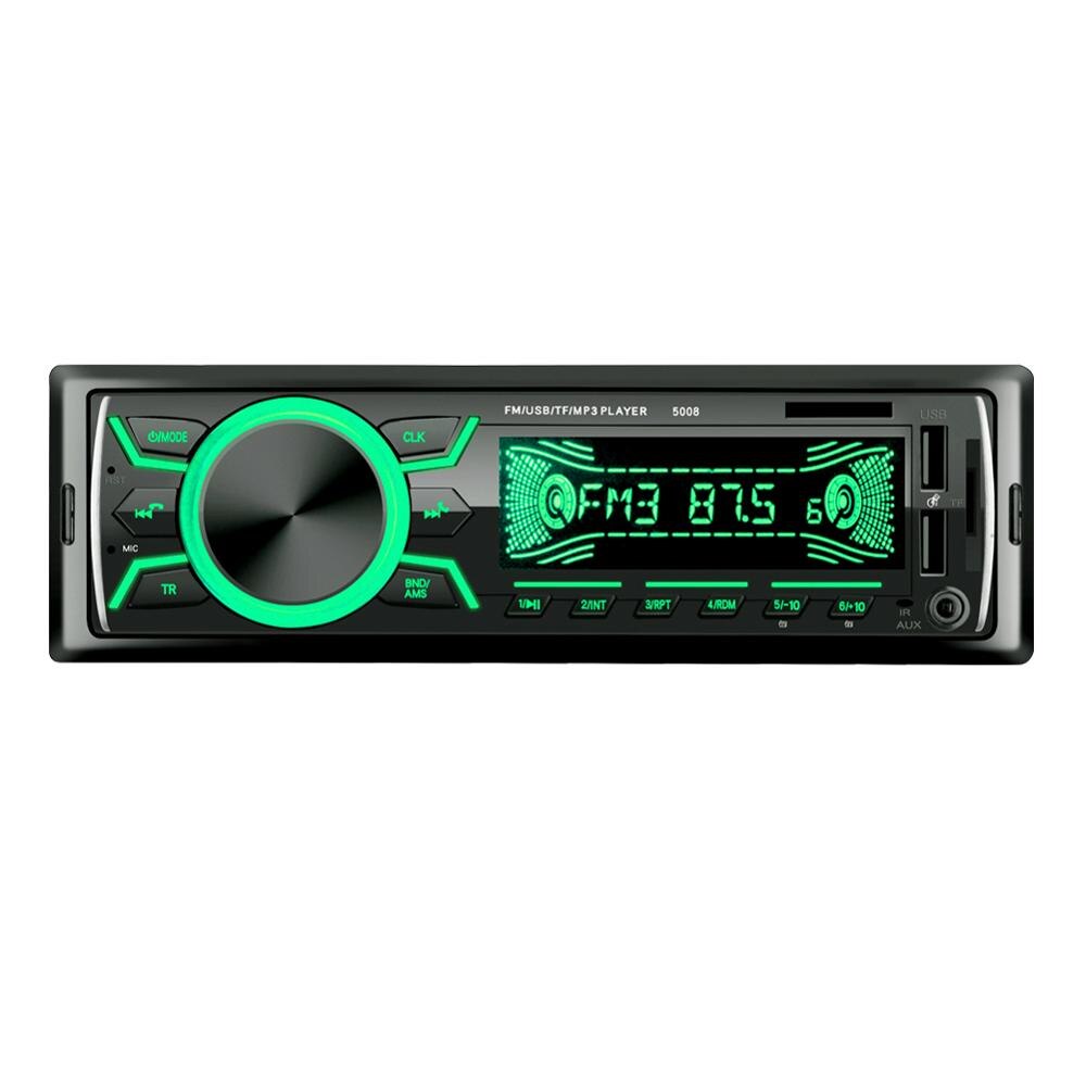 Car Radio Stereo Player Bluetooth Phone AUX-IN MP3 FM/USB/1 Din/remote control 12V Car Audio Auto
