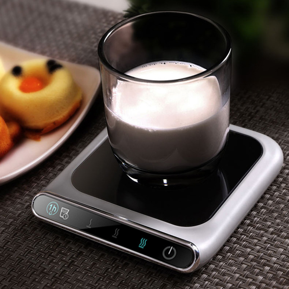 Mug Warmer USB Cup Heater Desktop Heated Coaster for Coffee Milk Tea 3 Temperatures Adjustable Cup Warming Pad Christmas