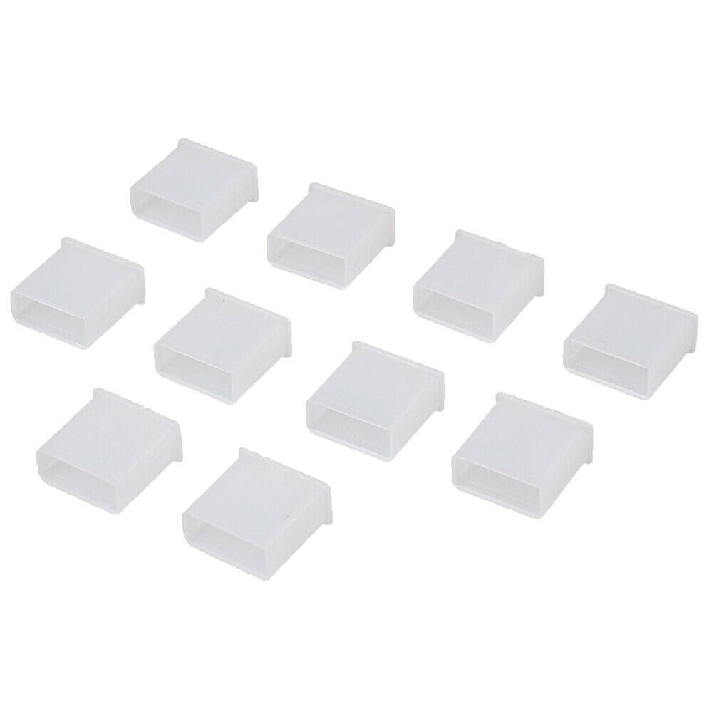 10 Stuks Plastic Usb Mannelijke Anti-Dust Plug Stopper Cap Cover Protector Deksels