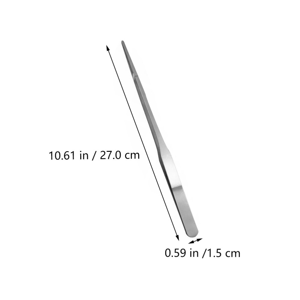 2 stück edelstahl-futterclips für reptilienfutter (silber)