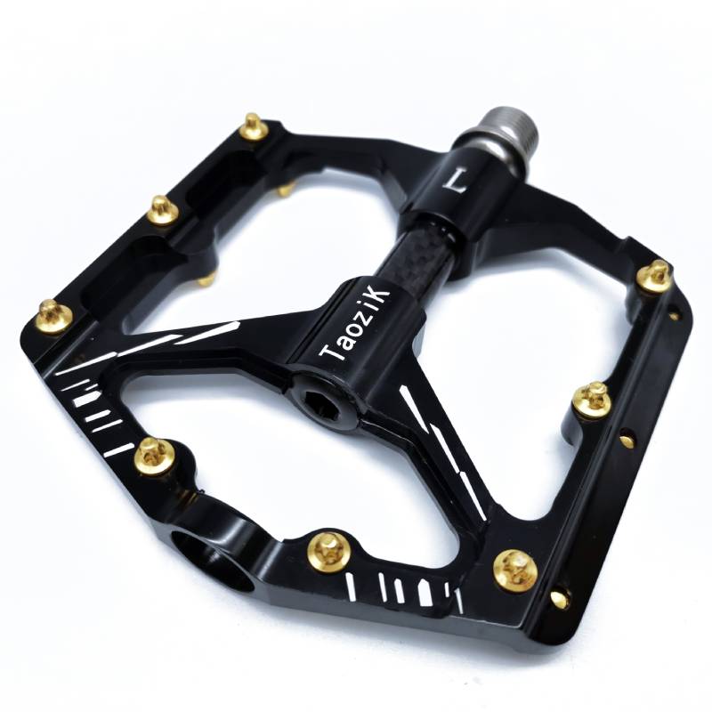 Pédale de vélo ultralégère avec axe en titane et carbone CNC, à roulement scellé, pièces de bicyclette