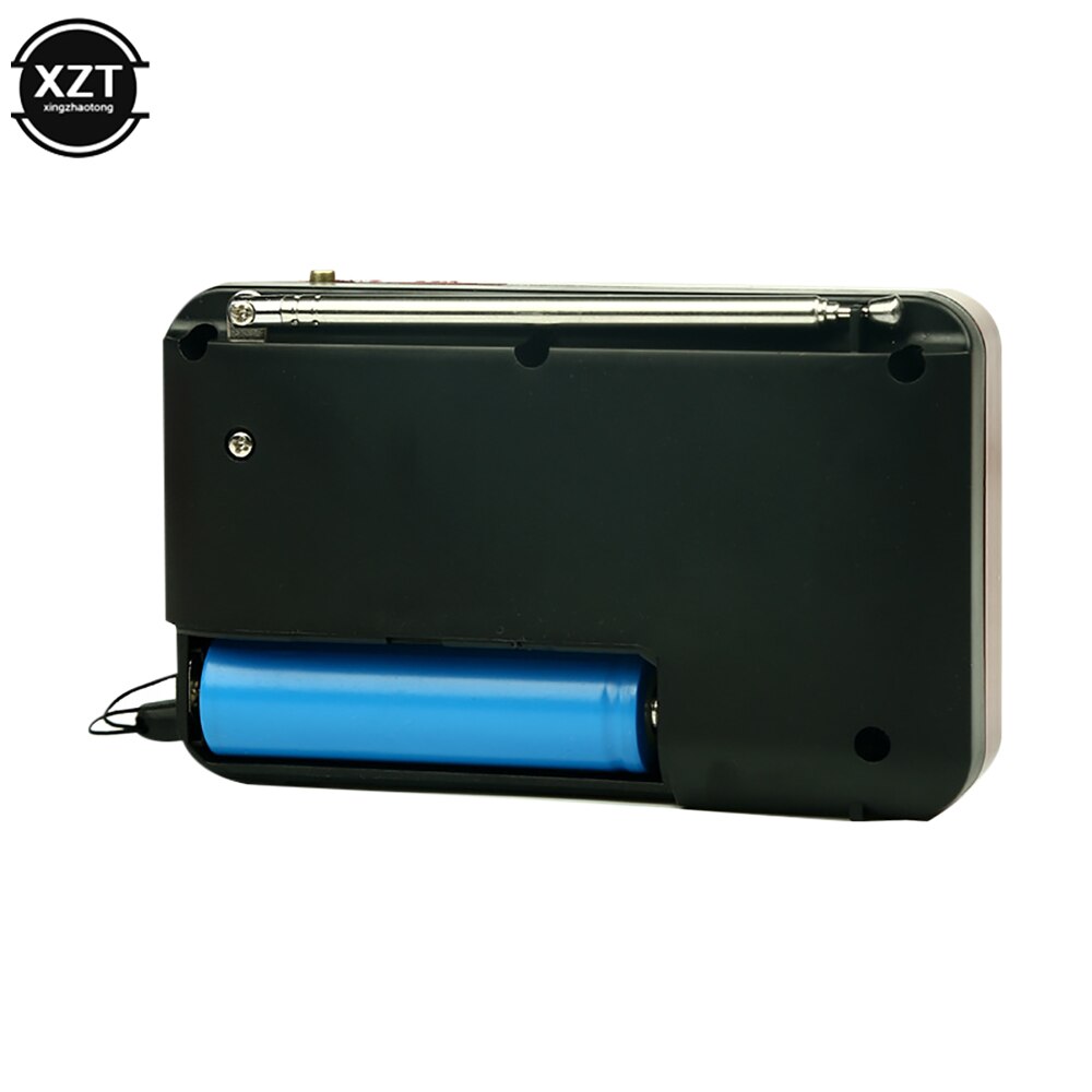 Mini Radio portátil recargable de mano, reproductor de MP3, FM Digital, USB, TF, dispositivos de altavoz, suministros,
