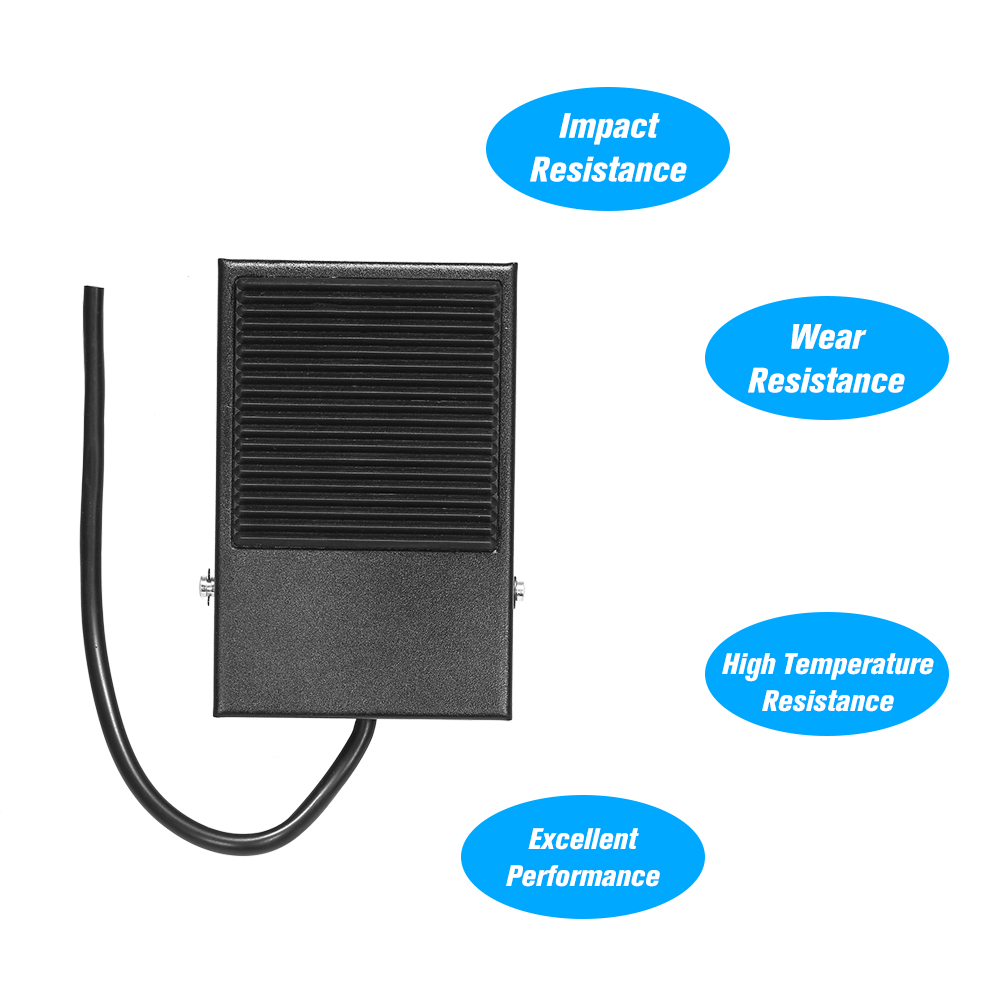 Zware Metalen Skidproof Voetpedaal Switch Treadle Voetschakelaar Momentary Control 3 Wire No/Nc Auto Reset Schakelaar