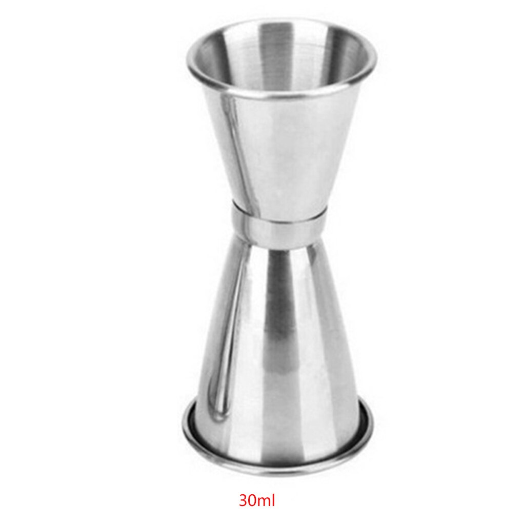 Verre de mesure de Jigger à Cocktail à Double extrémité, en acier inoxydable, once, ustensiles de bar, outil de barman S/M/L