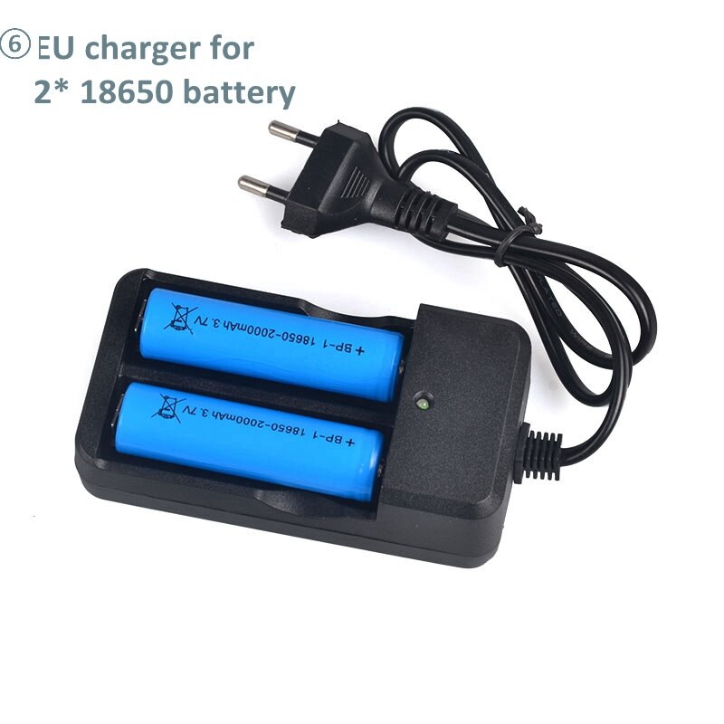 AU, EU, UK, US, adapter 18650 26650 14500 acculader 4.2v voor zaklamp: charger 6