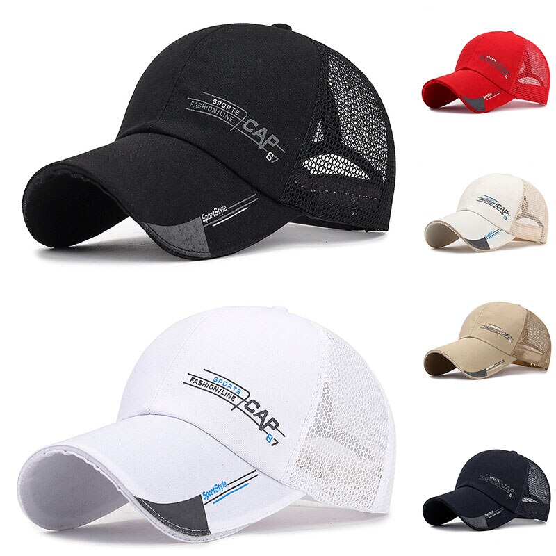 Sport Baseball Cap Lente En Zomer Leisure Hoofd Slijtage Hoofddeksel Visor Baseball Cap Effen Kleur Hoed Verstelbare Mannen Vrouwen Caps