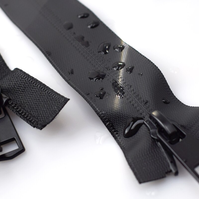 2pcs Meetee 5# Nylon Invisible Zipper Waterproof Zippers for Sewing Jacket Bags Suitcases Open-end Zips Sew DIY Repair Accessory