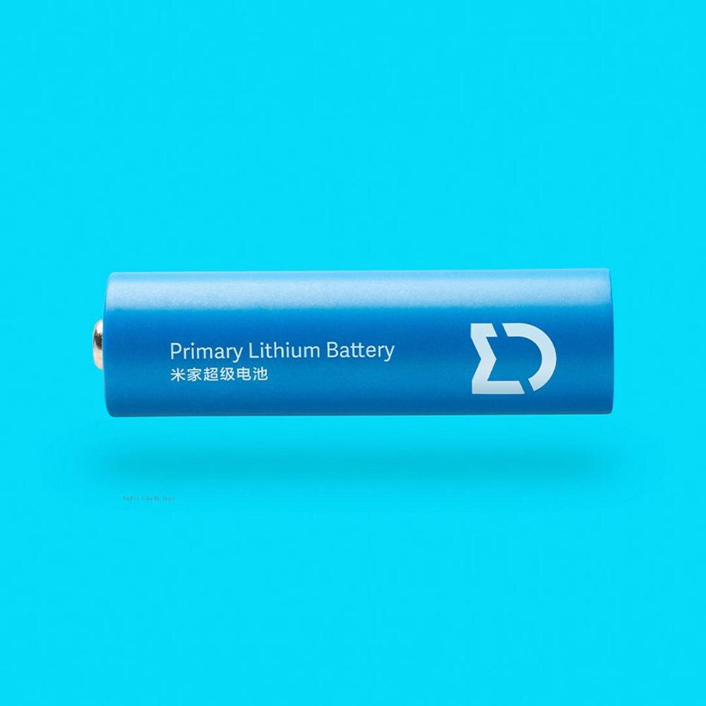 Xiaomi Mijia Super AA Battery 2900mAh Lithium Iron Battery 4pcs Durable 1.5V High Capacity Cold Resistant Battery