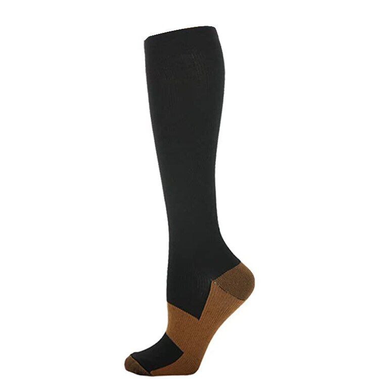 Knee High Compression Sock Sport Compression Sock Adult Compression Sock Calcetines Compresivos Medias De Compresion: F / S M
