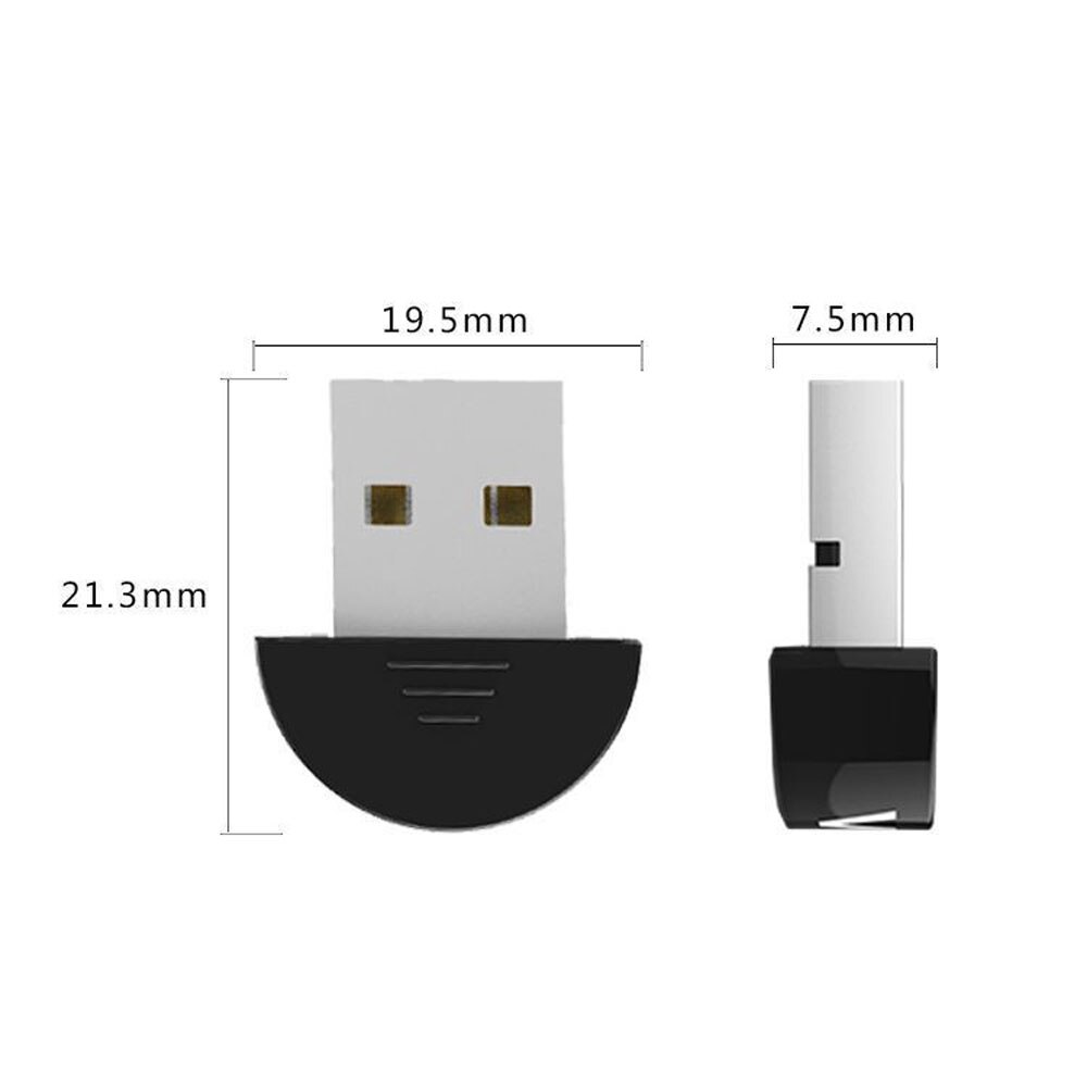 Usb bluetooth adapter modtager  v5.0 til  ps4 computer pc mus trådløs mini usb bluetooth dongle 5.0 til højttaler musikmodtager