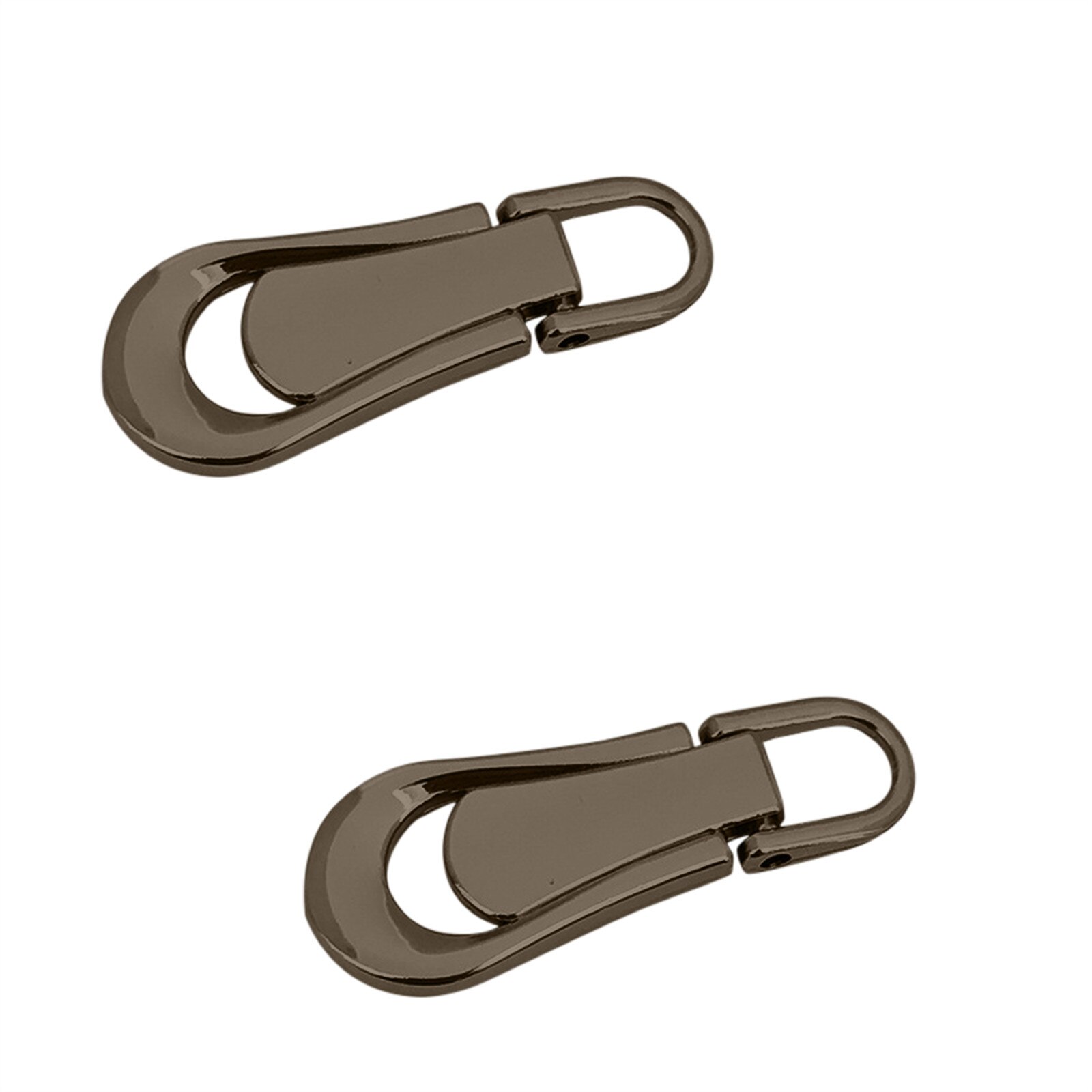 Universal 10pcs Detachable Zip Zipper Puller Set Zipper Repair Kit Replacement Zip Slider Teeth Rescue Zippers: 2pcs