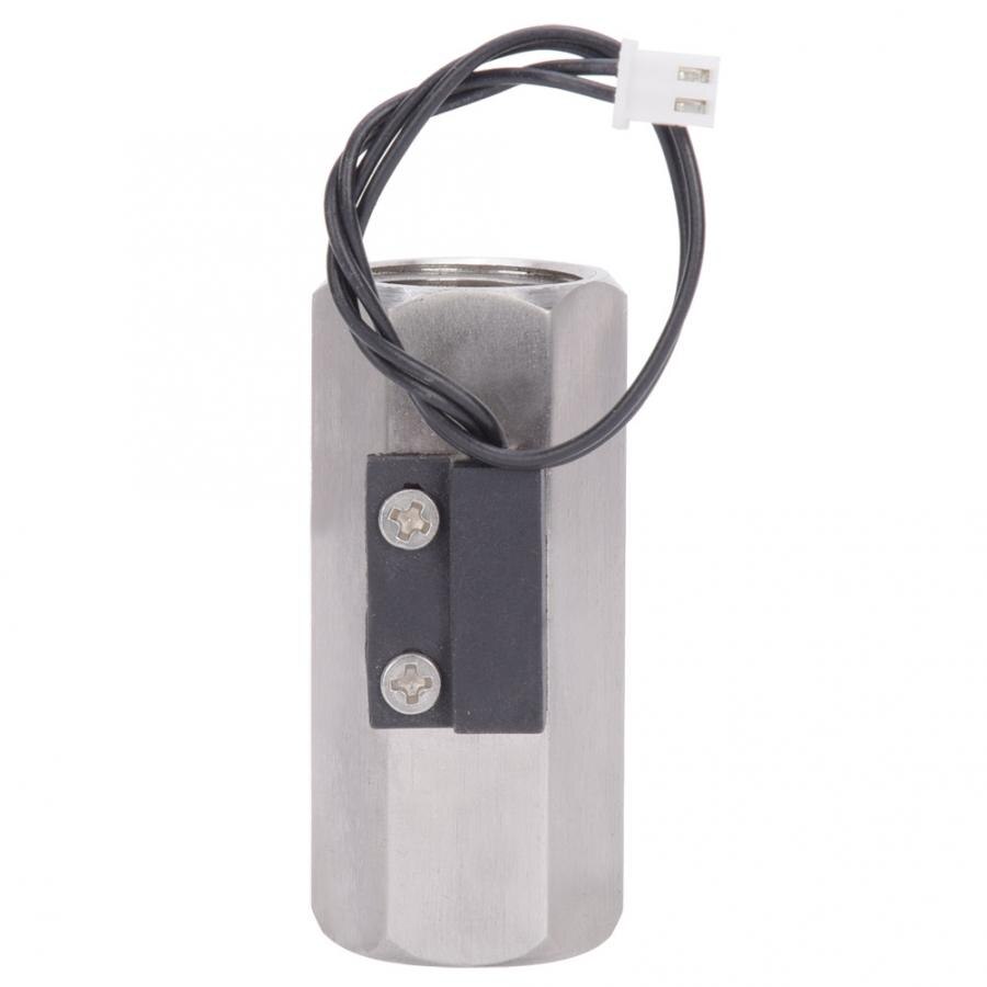 Water Flow Switch 304 Stainless Steel High Accuracy FS-01 G1/2in Double Female Thread Water Flow Sensor