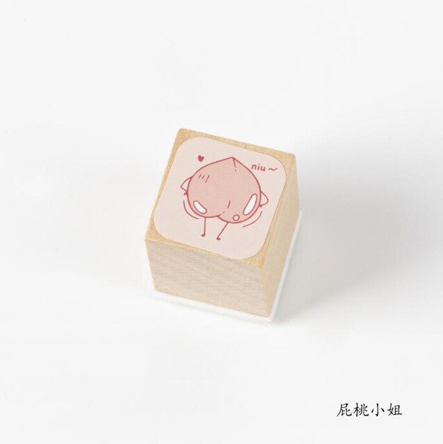 Cute cartoon Fruit series stamp DIY wooden rubber stamps for scrapbooking stationery scrapbooking standard stamp: 6