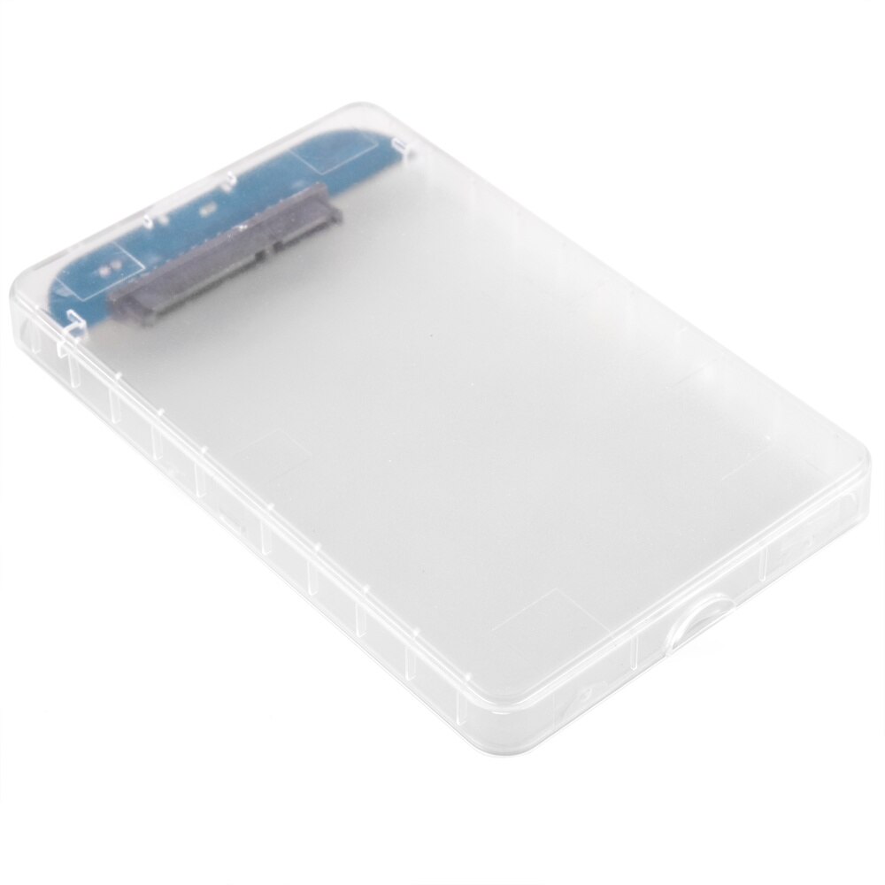 BeMatik - Caja externa transparente para disco duro de 2.5" HDD SATA 3.0 a USB 3.0 a 5 Gbps