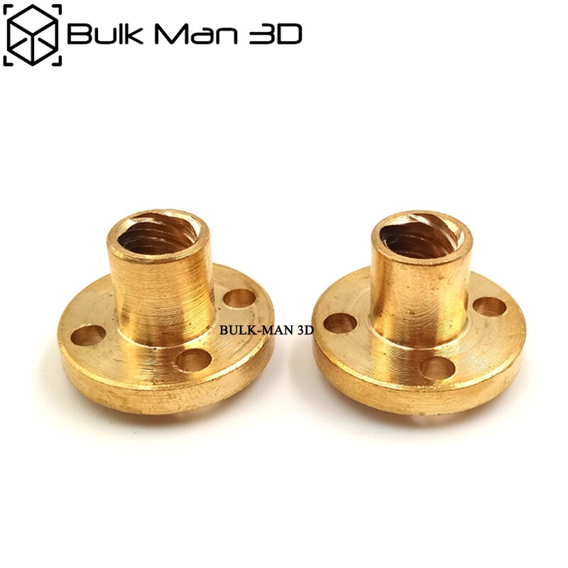 T8 podziałka 2mm, 2/4/8mm śrubin trapezowe nakrętki miedziane ze śrubą pociągową część dla 3D drukarki śrubin nakrętki silnik krokowy, szyna liniowa prowadnica liniowa