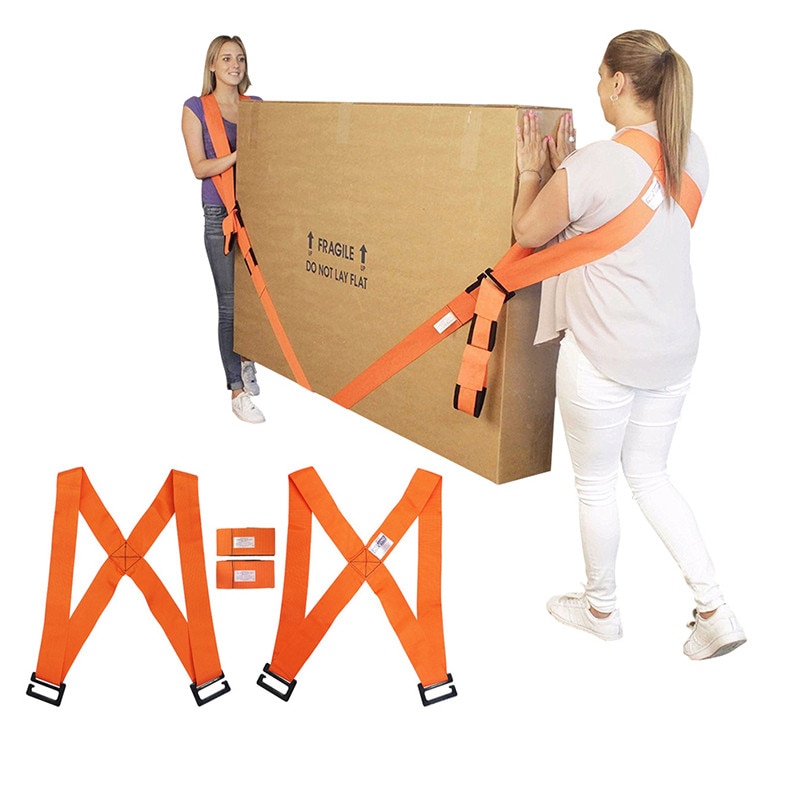 Forearm Forklift Lifting Moving Straps Furniture Transport Belt Shoulder Dolly Carrying Strap For Moving Heavy Objects Move Tool