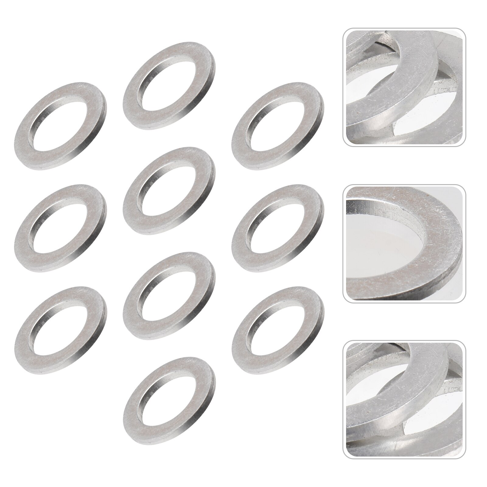 10pcs Replacement Car Engine Oil Drain Plug Washer Compatible with