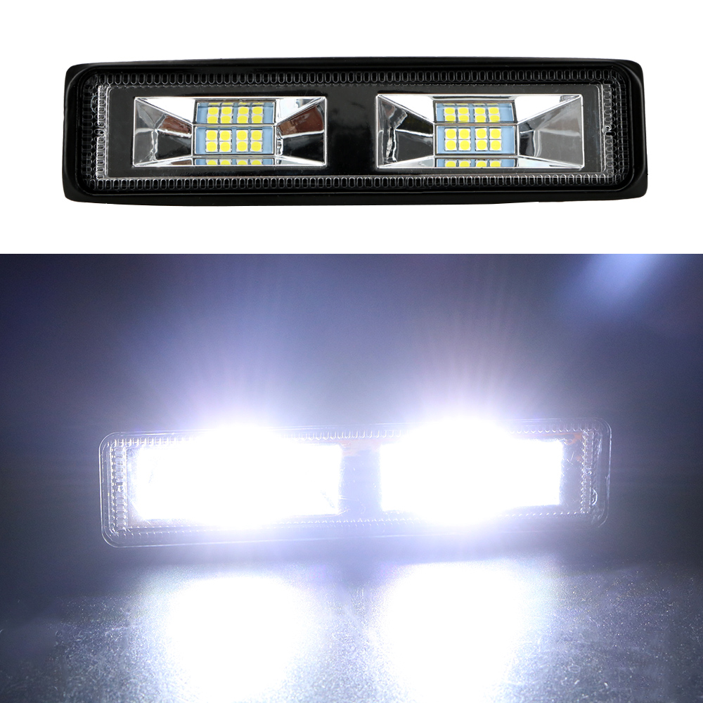 LEEPEE, faros LED de 12-24V para Auto, motocicleta, camión, barco, Tractor, remolque, todoterreno, luz de trabajo de 36W, foco de luz LED de trabajo