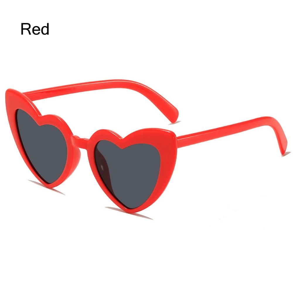Gafas de sol en forma de corazón, gafas de sol Vintage irregulares con forma de corazón rosa, gafas de sol de para disparar en la calle para mujer, protección UV: Azul