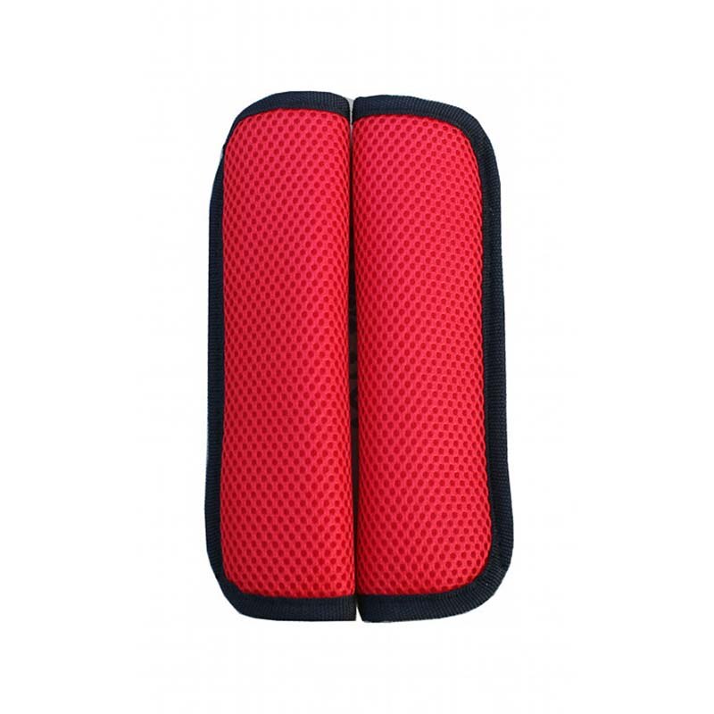 Cinturón de seguridad de hombro PAD Protector para carrito de bebé para cinturón de seguridad de coche Universal Yoyo Yoyaplus Babalo asiento Cybex Bebe Accesorios: normal-red