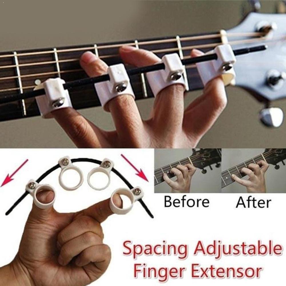 Guitare débutant doigt extenseur réglable doigt civière Extender dilatateur pratique Expansion ukulélé ensemble de doigts guitare F F7D1