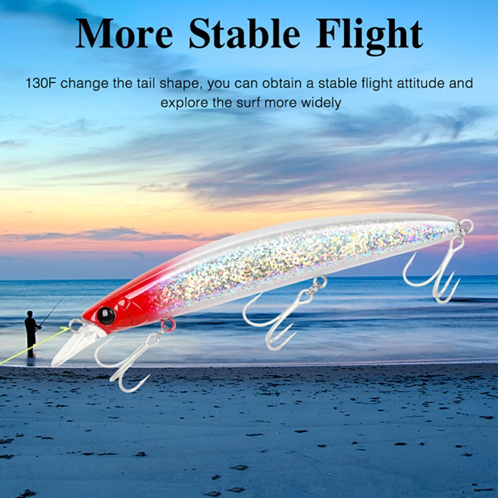 13cm 23g Fishing Lure Minnow Wobbler Lure Long Cast Deep Diving Floating Jerkbait Artificial Hard Bait Ocean Fishing Bass Bait