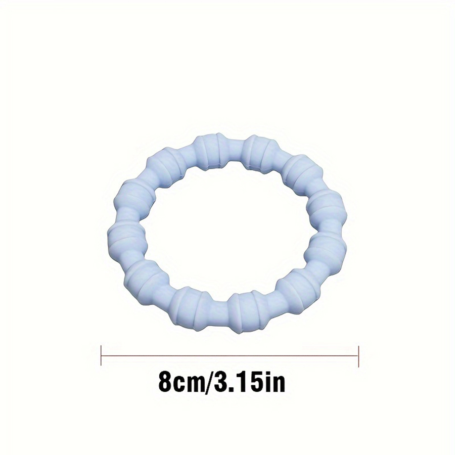 Siliconen bijtspeeltje Armband Siliconenmateriaal Verlicht tandjesongemak Ideaal voor kinderen Perfect vakantiecadeau