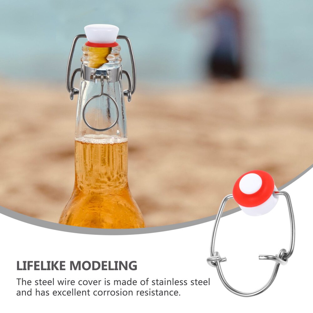 2pcs Champagne Bottle Stopper Portable Sealer Stopper Plug Stopper for Home Bar