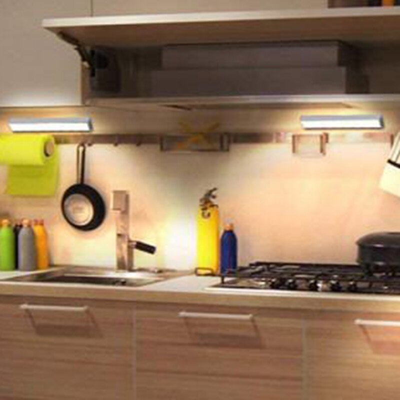 Intelligent Menselijk Lichaam Infrarood Sensor Led Kast Licht Garderobe Licht Gang Sensor Wit Warm Licht Nachtlampje