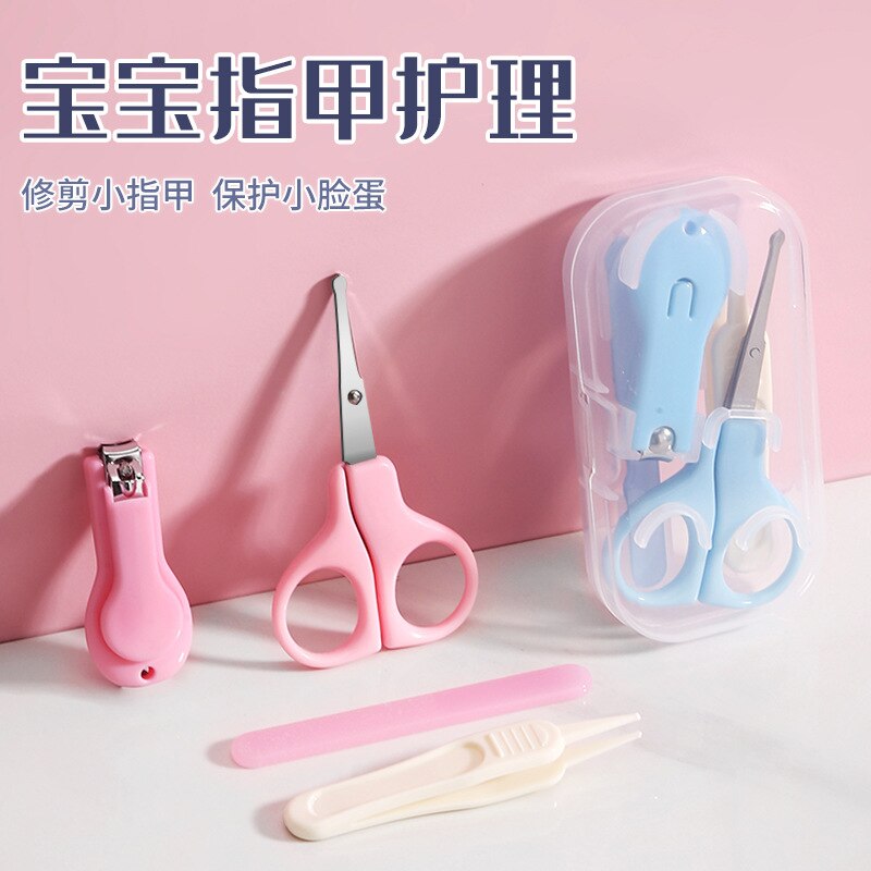 Zuigeling Nail Schaar Set Baby Nagelschaartje Pasgeborenen Yong Een Alle Anti Vlees Nagelknipper Kinderen Levert