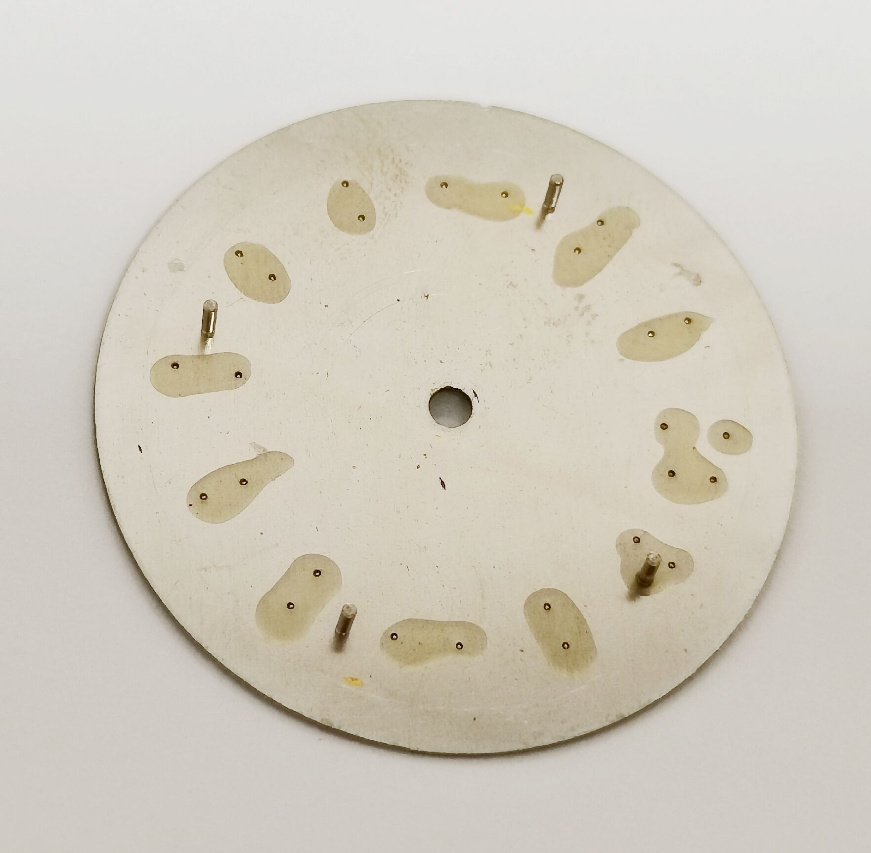 34.5MM green night light dial and hour hand for eta 2824/2892/2839 automatic mechanical movement