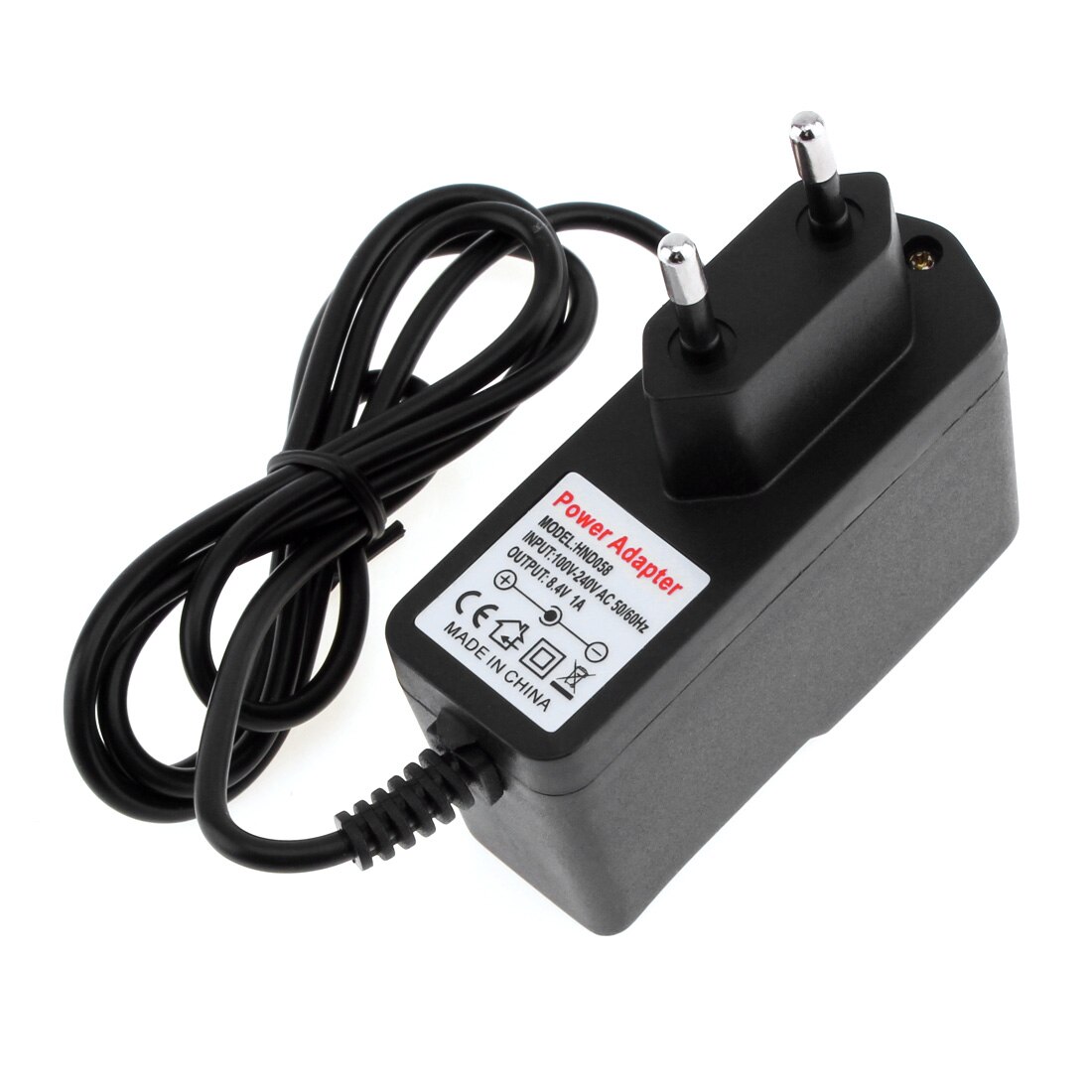 Universal AC/DC Traveling Power Adapter Charger DC8.4V 1A Output Power Adapter US/UK/EU Plug for 8.4V Battery Pack Mobile Device