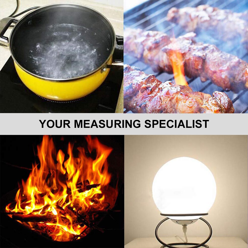 DT8380AH Handheld Infrared Thermometer Non-Contact Temperature Meter Pyrometer Infrared Pyrometer -50 to 380 Degree Accessories