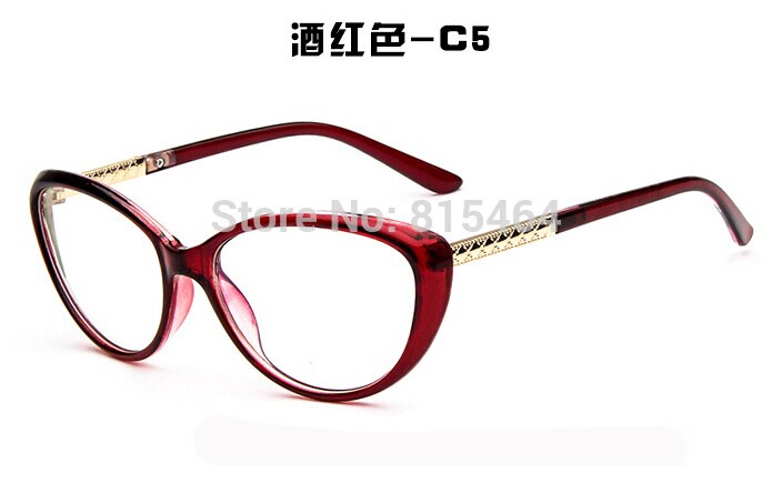 Japanse Cat Eye Vrouwen Brillen Frame UV400 Bescherming Vrouwelijke Computer Bril Monturas De Gafas Occhiali: C5