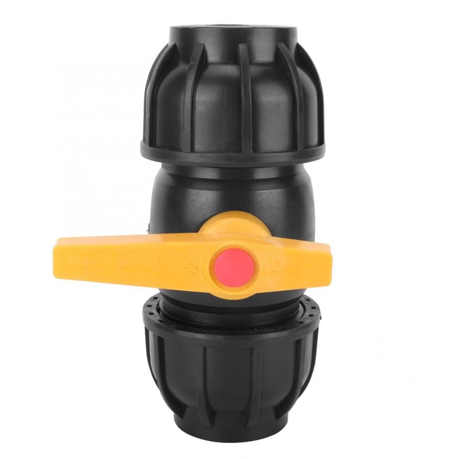 PE Plastic Ball Valve 50mm Diameter Water Pipe Connection Connector Pipe Fitting Bathroom Accessories