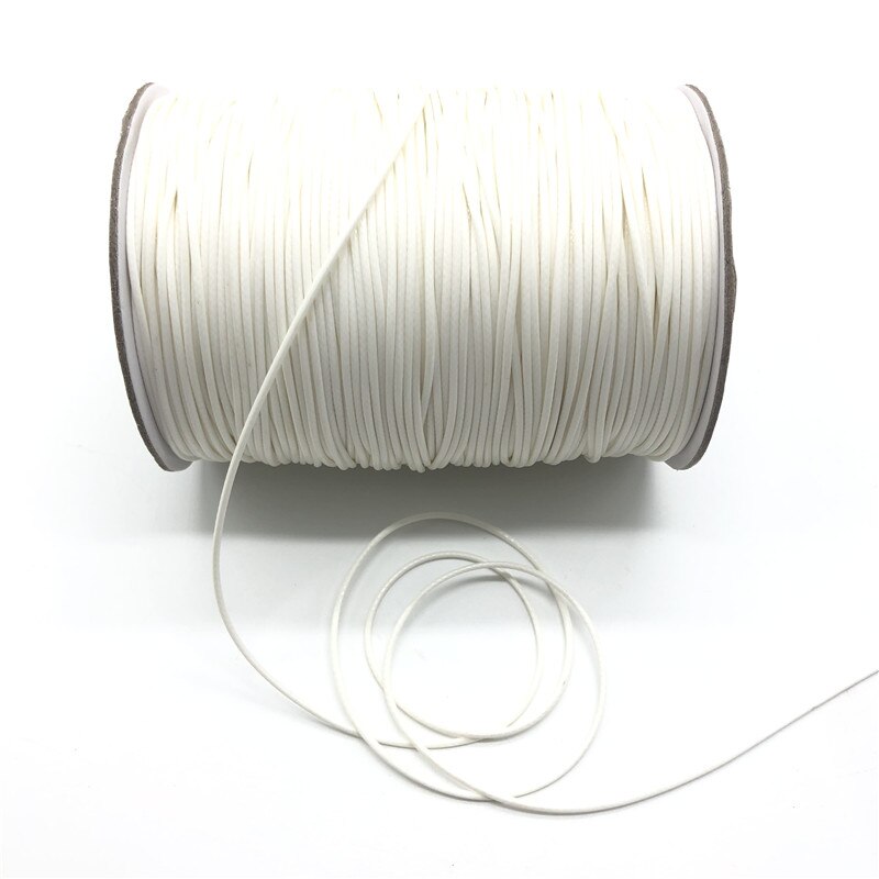 10 Meter/Lot 1.0mm Waxed Cord Thread String Strap Necklace Rope Bead For Jewelry Making DIY Bracelet Necklace: 02