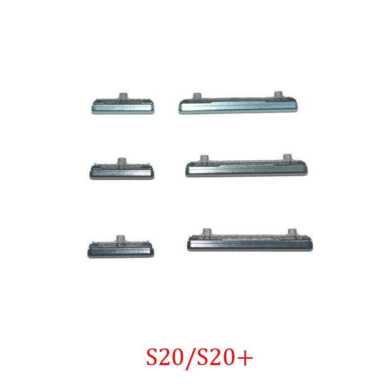 Vermogen Volume Knop Voor Samsung Galaxy S20 S20 + Originele Telefoon Behuizing Zwart S20 Plus On Off Key Push Schakelaar lock Knop