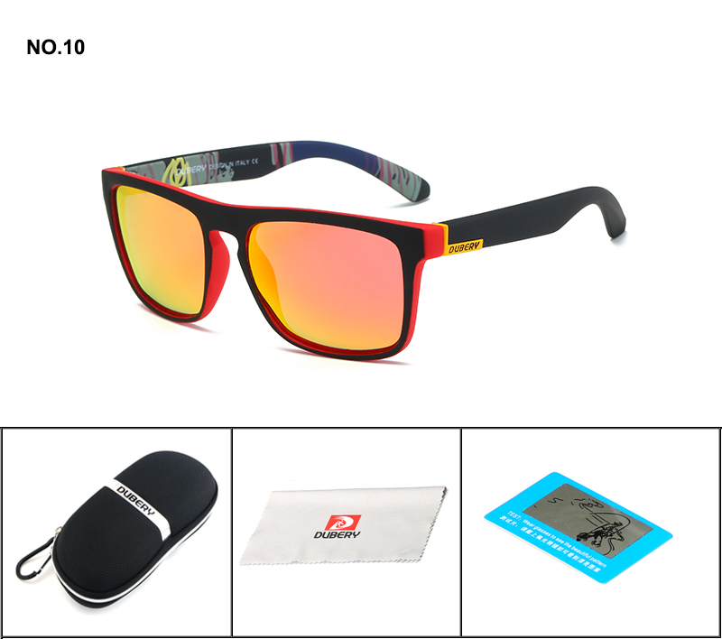 Gafas de sol polarizadas DUBERY, gafas de sol cuadradas para hombre, gafas de sol para hombre, gafas de sol Retro de lujo de de: B10