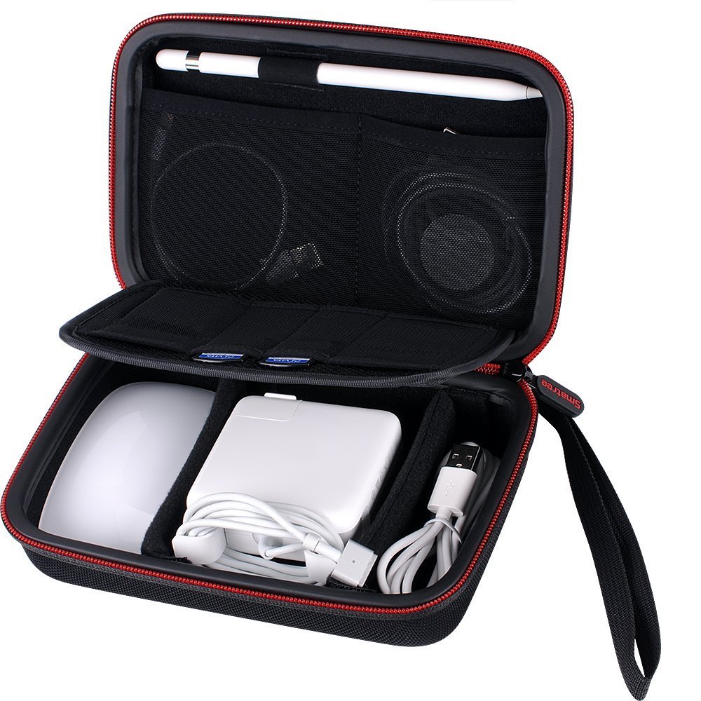 Smatree Hard Case Voor Magic Mouse, voor Apple Potlood, voor Magsafe-lichtnetadapter, voor Magnetische Oplaadkabel Carry Case A90