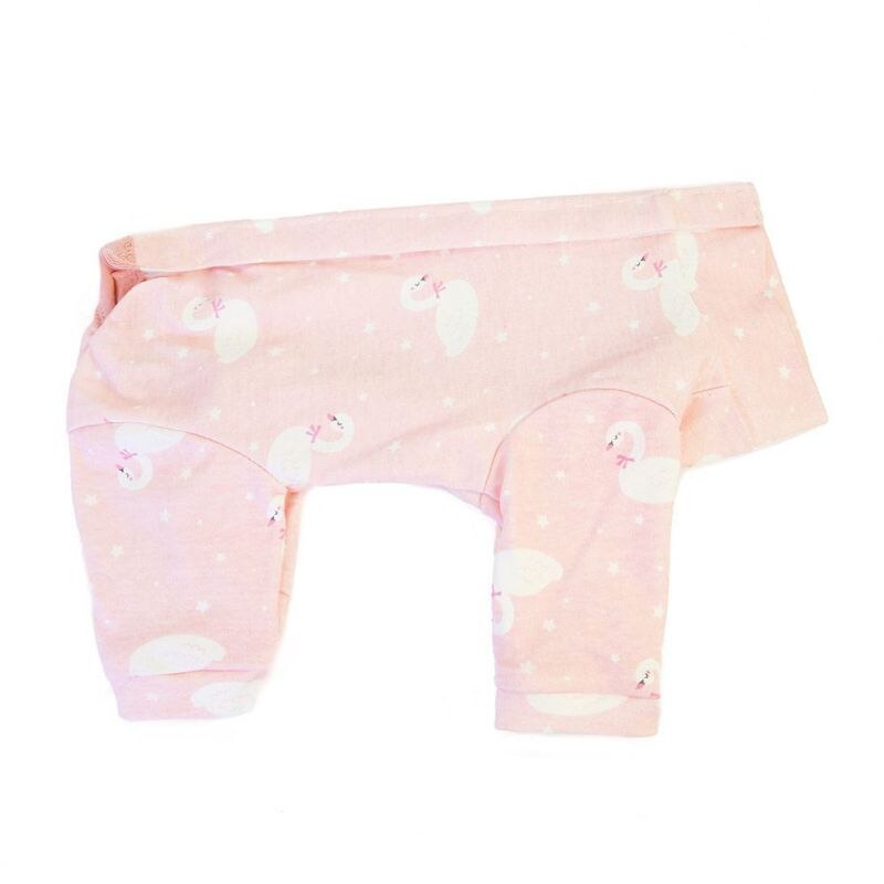 Zwierzęta jesień i zima odporne na zimno kostiumy ciepły brzuch czteronożne psy kombinezony truskawka tęcza Miś pudel słodkie ubrania: B / S