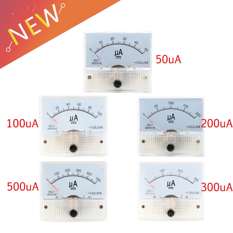 Ampèremètre Analogique 85L1-A AC 0-15A - Classe 2,5 - Format Rectangle - Neuf
