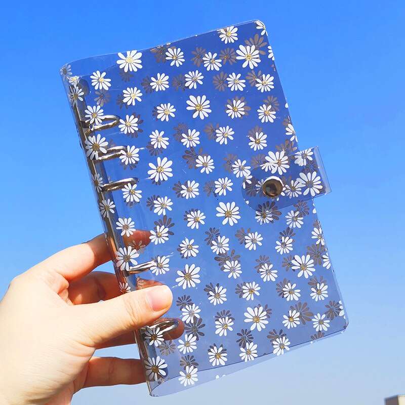 A5 Ronde Ring Binder Cover PP - Transparant Of Zwart - 6 Gaten Losse Blad Map Voor Planner En Dagboek