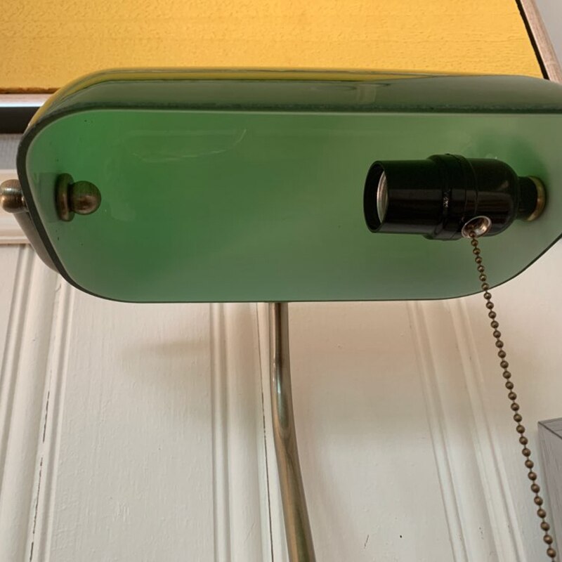 Grønn farge glass bankier lampe deksel / bankere lampe glass skygge lampeskjerm