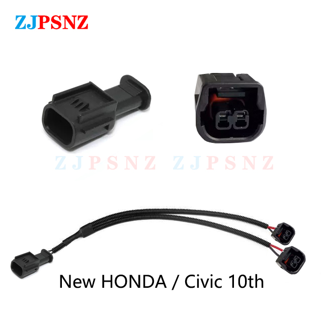 Auto Hoorn Plug Luidspreker Adapter Pigtail Socket Twee Speciale Lijn Beam Hoorn Kabelboom Vrouwelijke Mannelijke Plug Hoorn Socket Conversie: Zilver