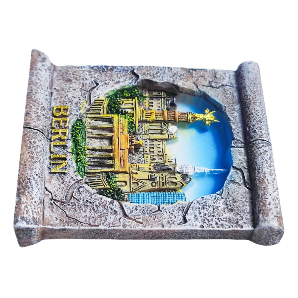 Berlin Germany 3D Fridge Magnet Souvenir ,Resin Handmade Berlin Refrigerator Magnet Home Decoration Collection