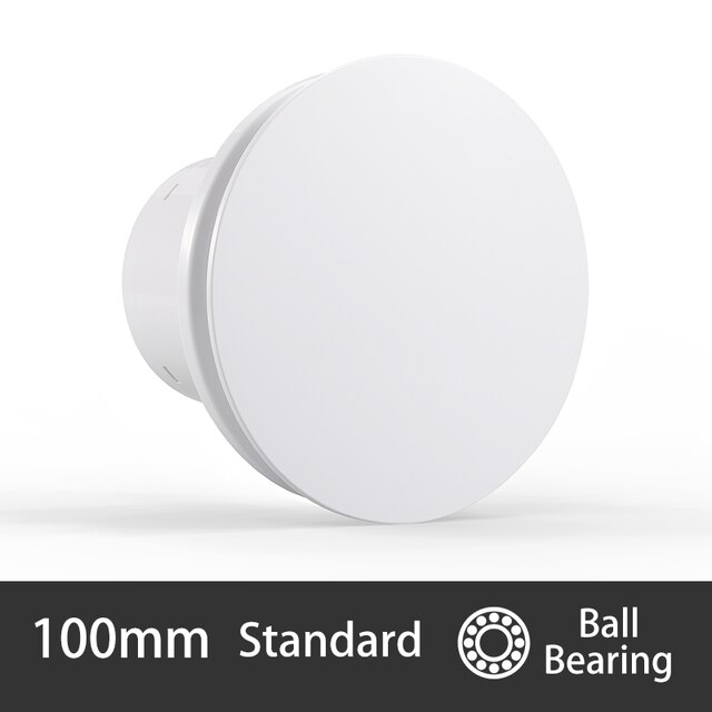 4" 6" 100mm 150mm Kitchen Bathroom Toilet Wall Axial Decorative Extractor Ventilation Fan 230V: LFWW-09X (100mm)