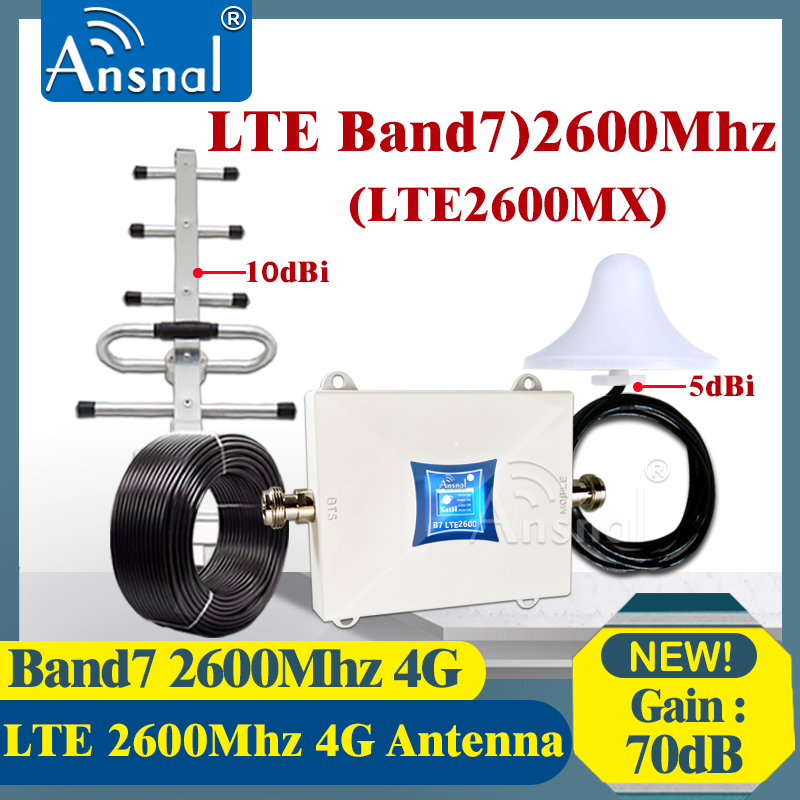 Gsm Repeater 2G 3G 4G 900 1800 2100 2600 Lte Cellulaire Signaal Versterker 4G Cellulaire Amplifie mobiele Dcs Signal Booster Repeater: LTE2600MX