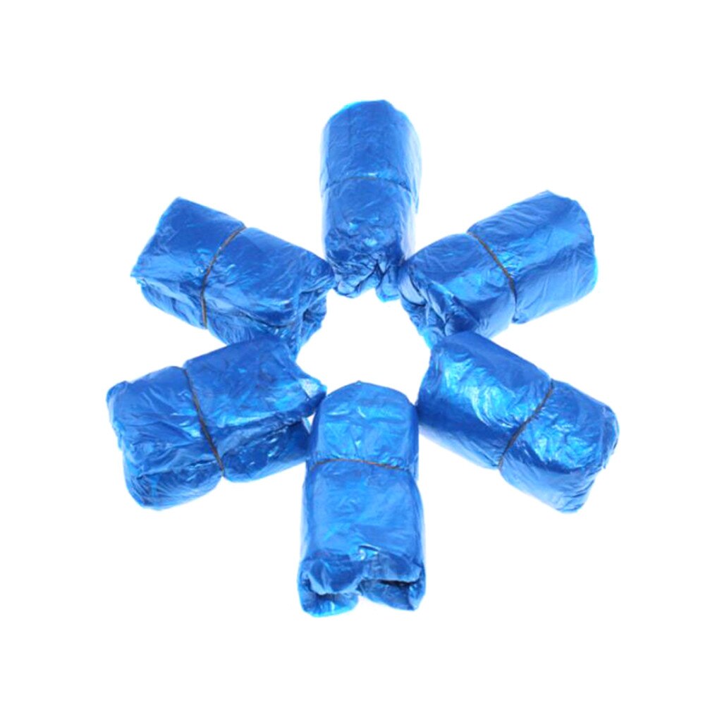 200 pieces / bag Durable Waterproof Boot Covers Hiking Rain Shoe Covers Plastic Travel Gadget Cleaning-Caretaker for Sh